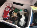 food inside coleman 70qt xtreme