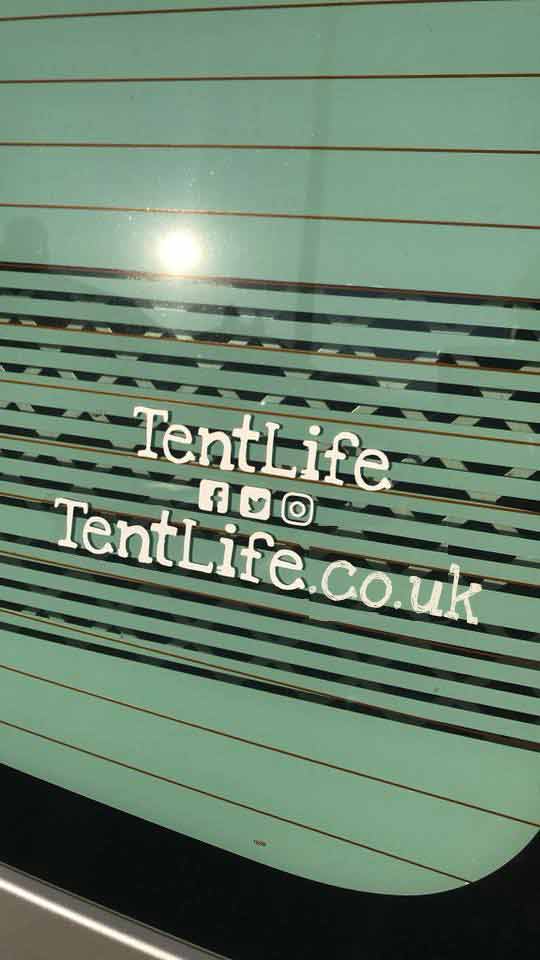 tentlife car sticker
